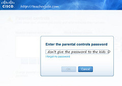 parental control password page