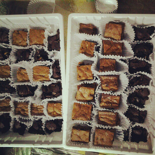 Brownies and Butterscotch bars